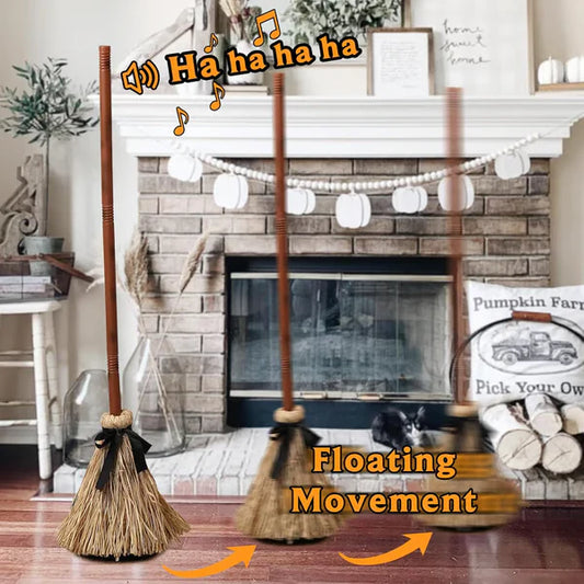 💥Halloween Sale 🧙♀️🪄Floating Witch's Broom –Haunted Dancing Broom
