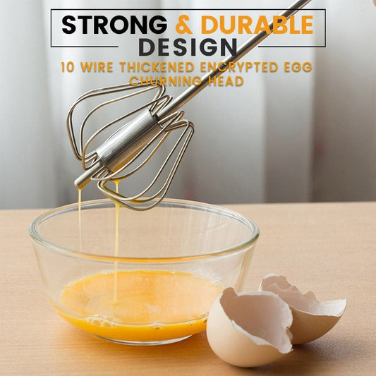 Hand-Held Small Semi-Automatic Press Whisk(40% OFF)