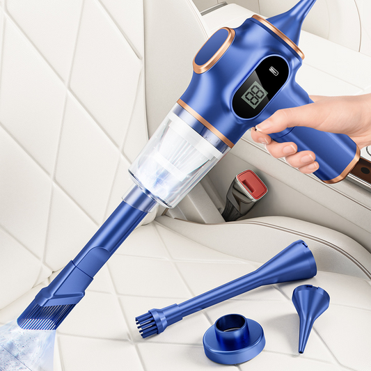 🌪️4 Combination 1 Powerful Rechargeable Car Vacuum Cleaner