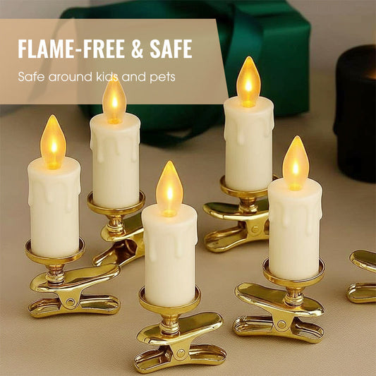 Final discounts before the festive season🔥 Clip-On Flameless Candle Lights