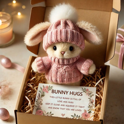 🔥Last Day: BUY 3 GET 1 FREE 🐇Handmade Mini Bunny Hug🎁[Cute Gift]