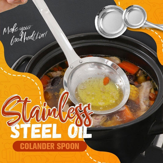 Stainless Steel Oil Colander Spoon(50% OFF)