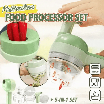 🥳2026 HOT SALE🥳💞50K+ SOLD! 🥗🎁 50% OFF! 4-in-1 Vegetable Cutter – From £16.98! Cuts, chops, peels & cleans. Cordless, dishwasher safe – stock up & save! 🏠✅