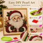 🧘Relaxing & Beginner-Friendly 💎DIY Christmas Pearl Bead Art Kit