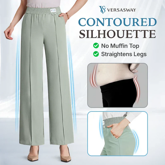 🌷BUY 2 FREE SHIPPING!!💥Ultra Smooth High Rise Elastic Waist Comfy Pants🚗Delivered within three working days🔥