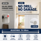 🥼👚 Create storage space anywhere anytime！Adjustable No-Drill Tension Rod