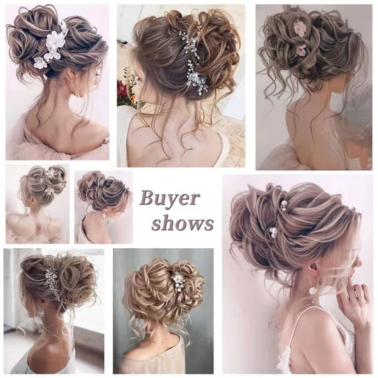 Short messy curly bowl haircut extension