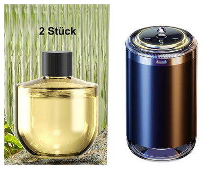 Multifunctional car diffuser with air purification function and star projector