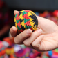 Knit Multicolor Hacky Sack Stress Ball Foot Sack Crochet (2.5" Diameter)