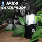⛺️50% OFF NOW! Solar Camping Lantern – Rechargeable Collapsible LED Lamp, IPX4 Waterproof Light with Magnetic Base & Foldable Hanging Hook for Outdoor Emergency