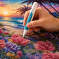 💎 Automatic Diamond Painting Bead Dispenser Pen & Tray Set