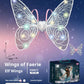 🎀🎁Rechargeable Electric Fairy Wings with LED Lights and Music🎀🎁