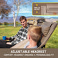🪑 Camping chair, portable and lightweight, comfortable, foldable rocking chair with carry bag for camping, hiking, the patio, fishing, weight capacity up to 113 kg, camping lounger, foldable chair