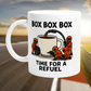 🏎️ 🏁Box Box Box! Time For A Refuel Coffee Mug - Perfect Gift for Formula Car Fans