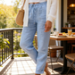 🌸LAST DAY SPECIAL PRICE: ￡11.99!!🌸Women's  Elastic Waist Cotton Linen Casual Pants