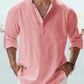 🔥New arrival 63% OFF💥🔥Men's Cotton Linen Casual Long Sleeve Shirt🎁 Delivered within five working days