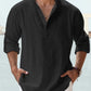 🔥New arrival 63% OFF💥🔥Men's Cotton Linen Casual Long Sleeve Shirt🎁 Delivered within five working days