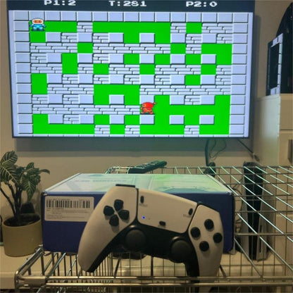 🎁 Christmas Gift Ideas🎄Black and white retro double joysticks for home use - Relive the days of arcade halls