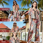 Women's Printed Top & Wide Leg Pants 2-Piece Set 🔥Free delivery and delivery within five working days