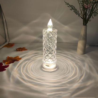 🔥Christmas 50% OFF🎁LED Crystal Candle Lights- Romantic Tabletop Night Lights
