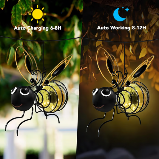 🐜🐝Outdoor Hanging Solar Bee Light