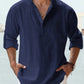 🔥New arrival 63% OFF💥🔥Men's Cotton Linen Casual Long Sleeve Shirt🎁 Delivered within five working days