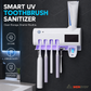 ⏳🔥LIMITED-TIME 50% OFF! ⏰🦷🚿Wall-Mounted UV Toothbrush Sanitizer & Holder