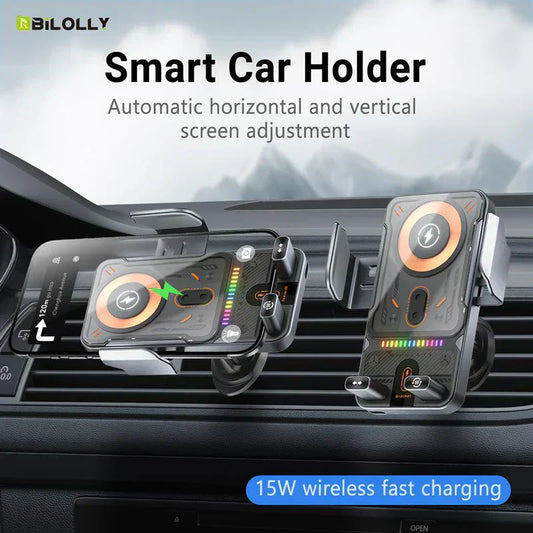 🔥🔥50K+ SOLD📱New Wireless Fast Charging Car Mount😍 Delivered within 3 working days with free delivery Free delivery!