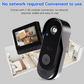 🚪 60% OFF NOW ! 📹 Wireless Doorbell Camera – 1080P, 170° Angle, 4.3-inch Screen, IPX65 Waterproof & Night Vision ✨