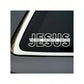 ✝️ 50% OFF! ✨ JESUS VINYL DECAL - "The Way, The Truth, The Life" Design, Weather-Resistant for Cars and Windows, Easy to Apply and Remove, Perfect for Faith Expression 🙏🚗
