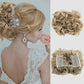 Short messy curly bowl haircut extension