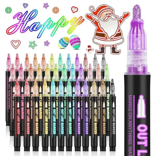 🎅Christmas Gift idea 50%OFF -🎁Coloring Lightstick Graffiti Highlighter Pens