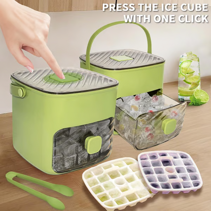 🥳2026 HOT SALE🧊Portable Ice Maker with Lid and Storage Box (48 cubes). Delivered within 5 working days