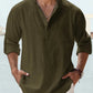 🔥New arrival 63% OFF💥🔥Men's Cotton Linen Casual Long Sleeve Shirt🎁 Delivered within five working days