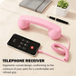 🎄Christmas Sale📞Retro Phone Handset for iPhone & Android, Type-C Vintage Telephone Receiver with HD Microphone & Speaker