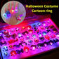 🔥 LAST DAY PROMOTION - 50%OFF 🎃👻 LED Light Halloween Glowing Ring (50pcs set)😍