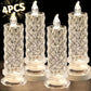 🔥Christmas 50% OFF🎁LED Crystal Candle Lights- Romantic Tabletop Night Lights