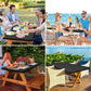 🍽️50% OFF NOW! Fitted Spandex Table Cover for Rectangular & Square Tables – Reusable Wrinkle‑Resistant Elastic Tablecloth, Snug Wrap‑Around Table Protector for Picnic Party Outdoor Indoor Events