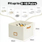 🥳2026 HOT SALE🥳💞50K+ SOLD!💥👟🧺 50% OFF! Foldable Shoe Storage Box – Holds 8-16 pairs, fits tiny spaces. Dustproof & breathable, clear lid for easy view. A clutter-free closet in minutes. 🏠✨