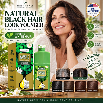 🏆 Last Day Special Price 13.99! 💇‍♀️Long‑Lasting Plant‑Based Foam Hair Dye｜Ammonia‑Free Easy DIY At‑Home Foam Hair Color