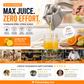 ⚡【Stainless Steel Juicer】— 50% OFF Flash Sale! Blend a “Vitamin Tornado” in 30 Seconds! 🍹🔥