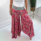 🌺2026 NEW SALES - 50% OFF🌺Ethnic Paisley Print Elastic Patchwork-Waist Lightweight Pants