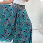 🌺2026 NEW SALES - 50% OFF🌺Ethnic Paisley Print Elastic Patchwork-Waist Lightweight Pants