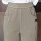 🎁 HOT SALE: 60% OFF! 🧥 Women's High-Waist Warm Fleece-Lined Pants – Soft, Elastic Waistband & Cozy for Cold Weather ❄️👖📦