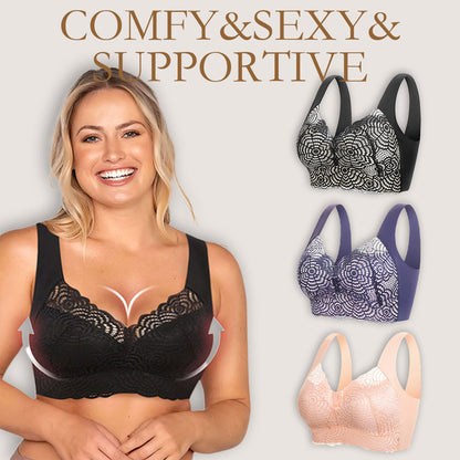 🤩HOT SALE-49% OFF🔥Ultimate Lift Stretch Full Shape Seamless Lace Bra