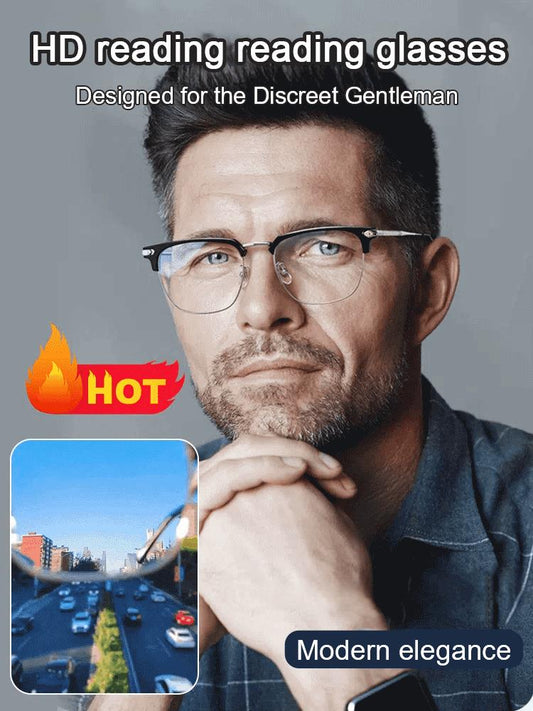 Adaptive Focus Presbyopic Glasses – Eye-Care Blue Light Filter with Sleek Ultra-Light Design