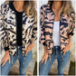 🎉Hot Sale 49% OFF🎉 Women's Fall Zebra Print Zipper Bomber Jacket⚡Free delivery and delivery within five working days