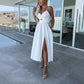 💃Hot Sale 49% OFF🎁Women’s Spaghetti Straps High Slit Dress⏳ Free delivery on orders of two items or more, delivered within 7 working days