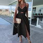 💃Hot Sale 49% OFF🎁Women’s Spaghetti Straps High Slit Dress⏳ Free delivery on orders of two items or more, delivered within 7 working days
