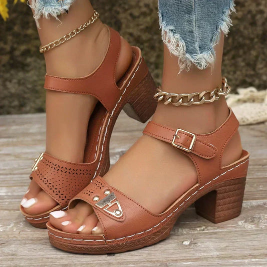 👡Women's Chunky Heel Sandals